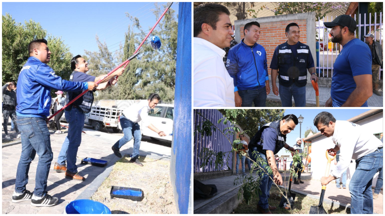 Luis Nava encabeza jornada Aquí Contigo en Huimilpan