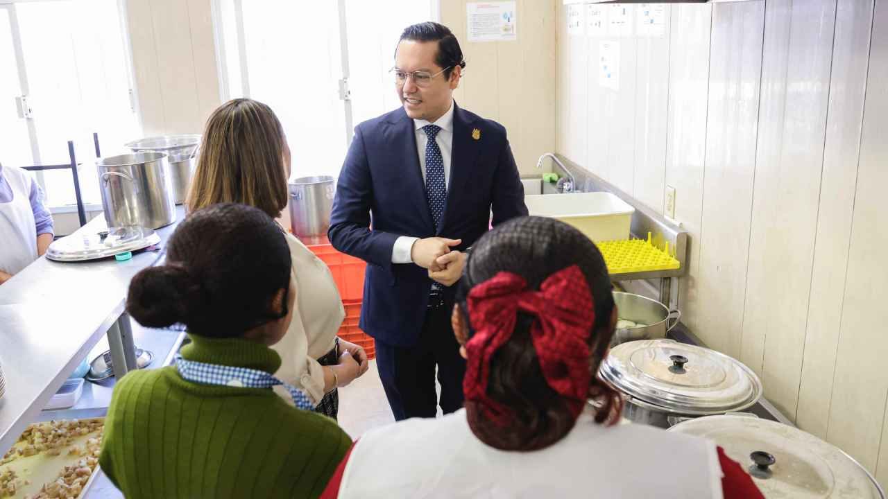 Chepe Guerrero fortalece alimentación escolar con aula cocina en primaria Emiliano Zapata