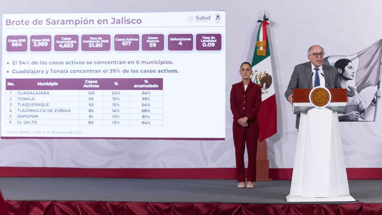 Brote de sarampión en México muestra tendencia a la baja gracias a la vacunación