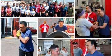 Luis Nava reconoce labor de bomberos en Querétaro
